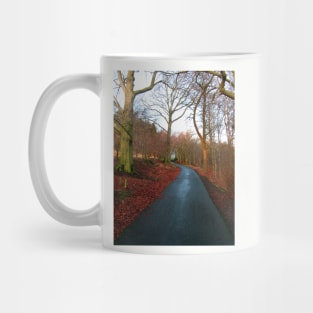 A winter walk in the park Mug